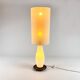 Mid century italian glass and teak floorlamp, 1950s