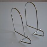 Pair of minimalist 80s bookends