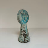 Sun sculpture in glazed terracotta, 1970