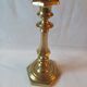 Antique bronze candlestick, 19th century, torch holder, candelabrum.