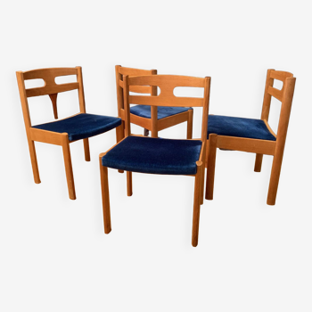 Set of four Asko Export chairs, Finland, 1960s