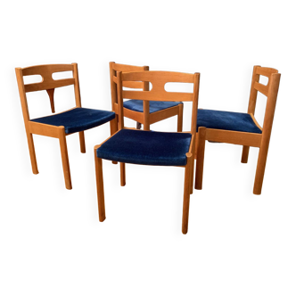 Set of four Asko Export chairs, Finland, 1960s