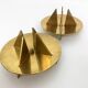 Pair of candlesticks Nr.20 in brass, Pierre Forssell for Skultuna, 1960