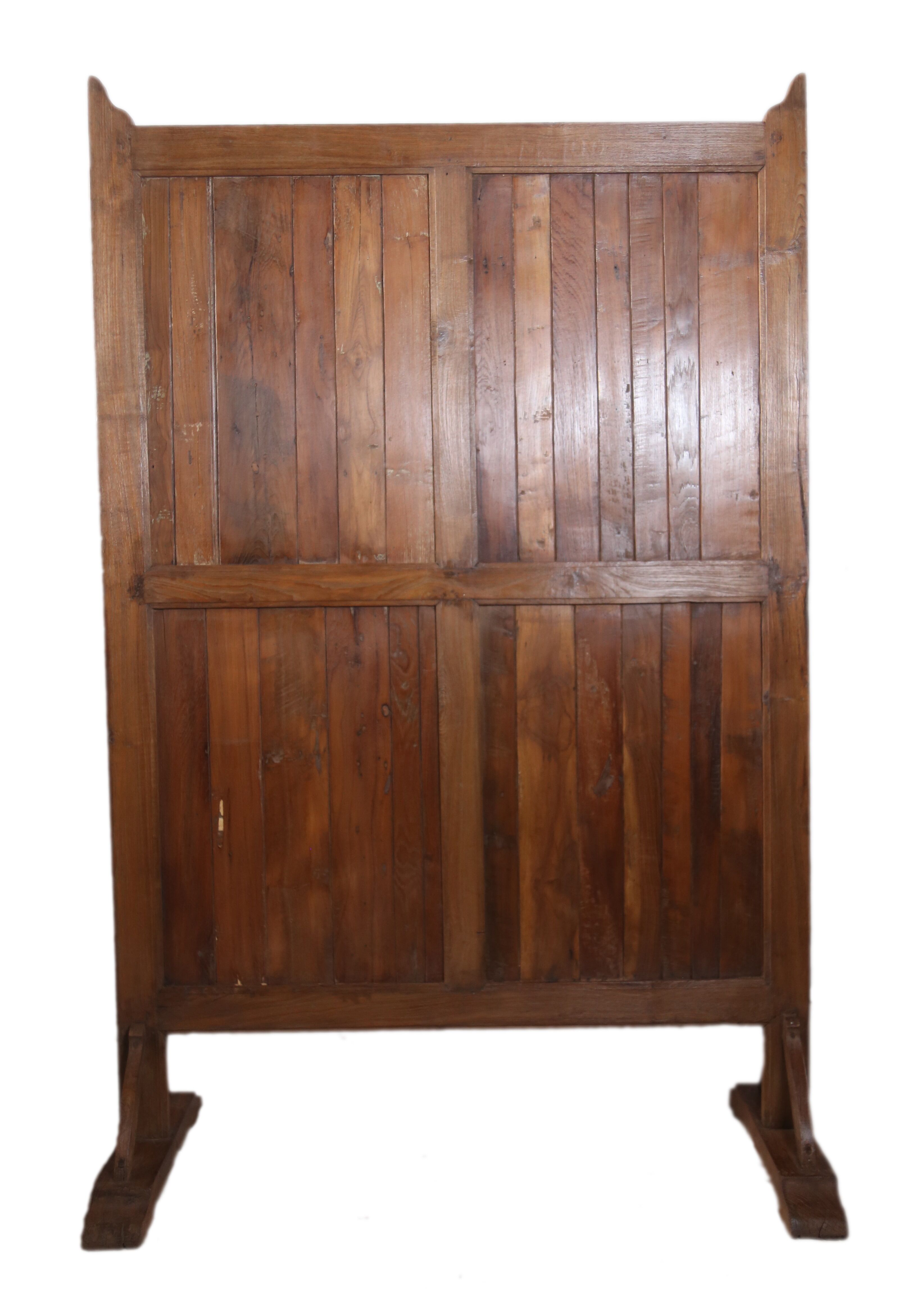 Ancient Burmese teak screen
