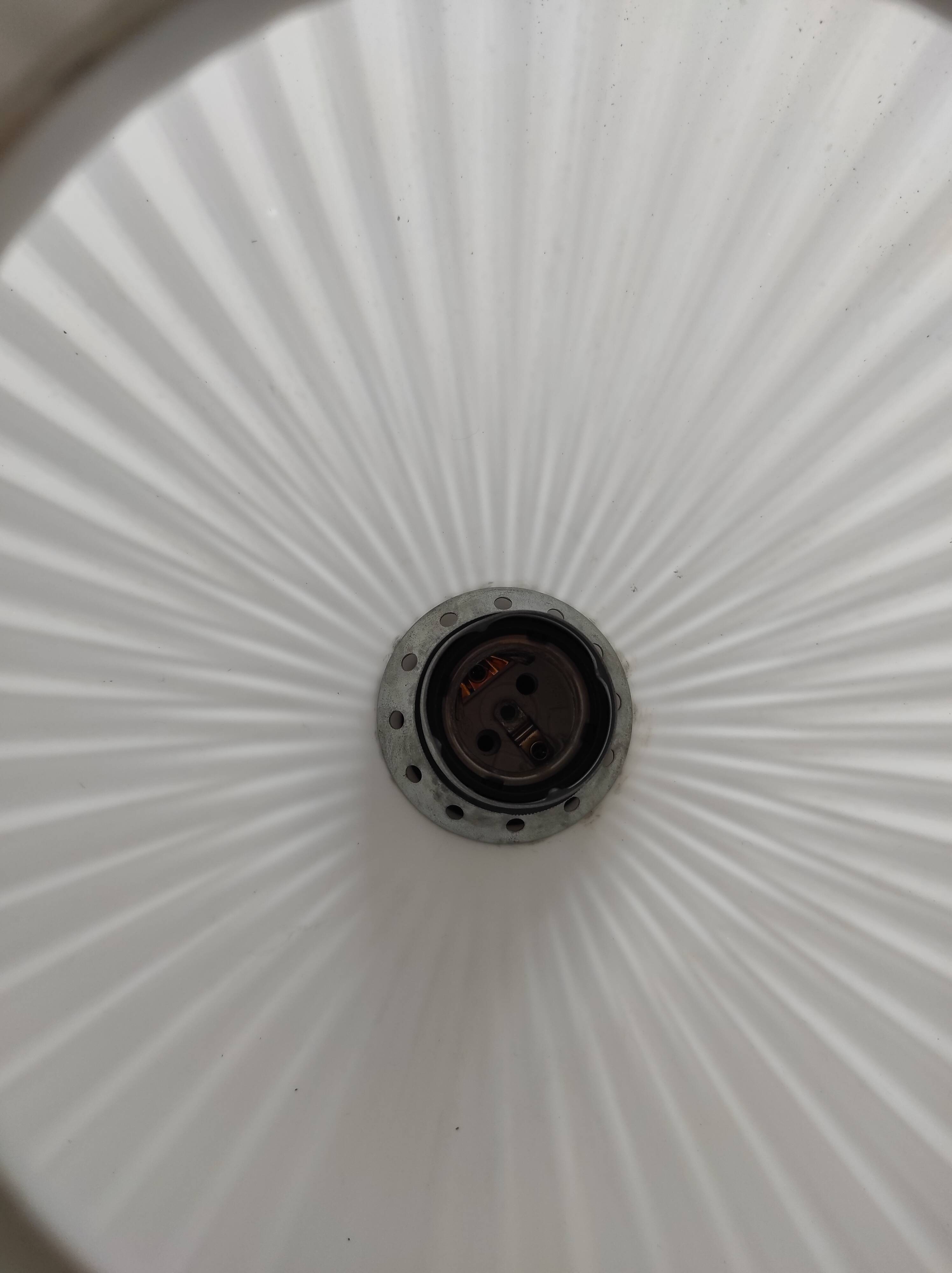 Opaline 50s pendant lamp