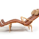 Pair of vintage Pernilla-3 Chaiselongues by Bruno Mathsson