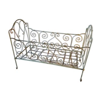 Wrought iron children's bed