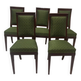 Chaises Empire en acajou