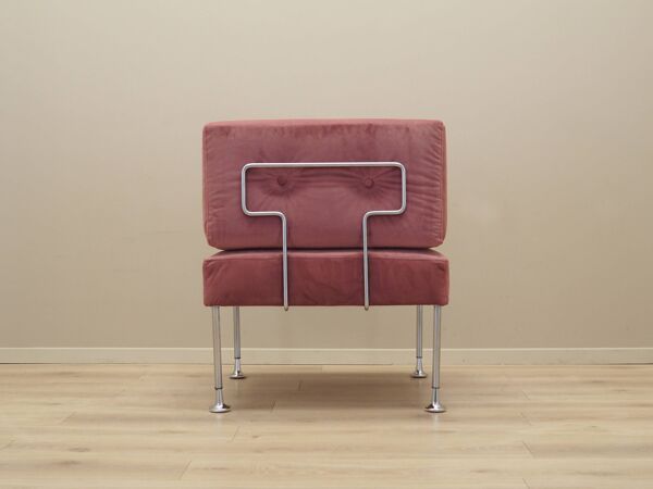 Fauteuil rose, design danois, années 1960, designer : Poul Cadovius, éditeur : France & Søn