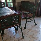 Garden furniture or veranda comprising 4 rooms