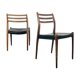 Chairs by Niels O. Moller for J.L. Moller