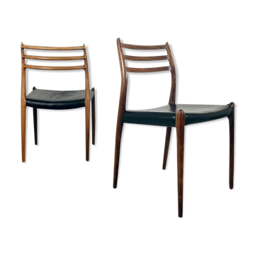 Paire de chaises par Niels O. Moller pour J.L. Moller