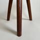 Wooden tripod stool
