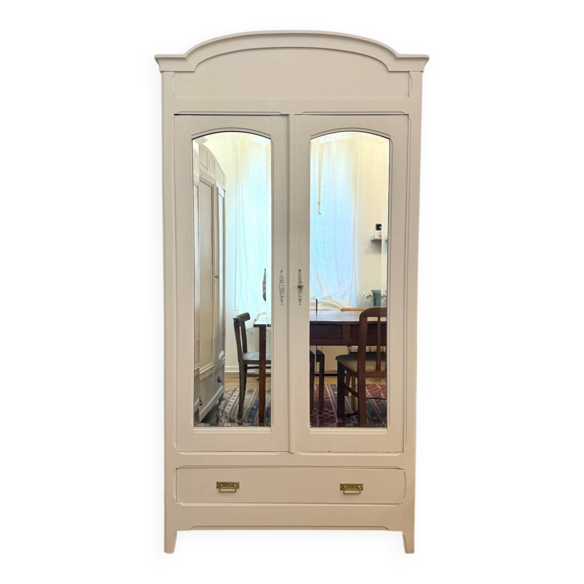 Parisian mirrored wardrobe