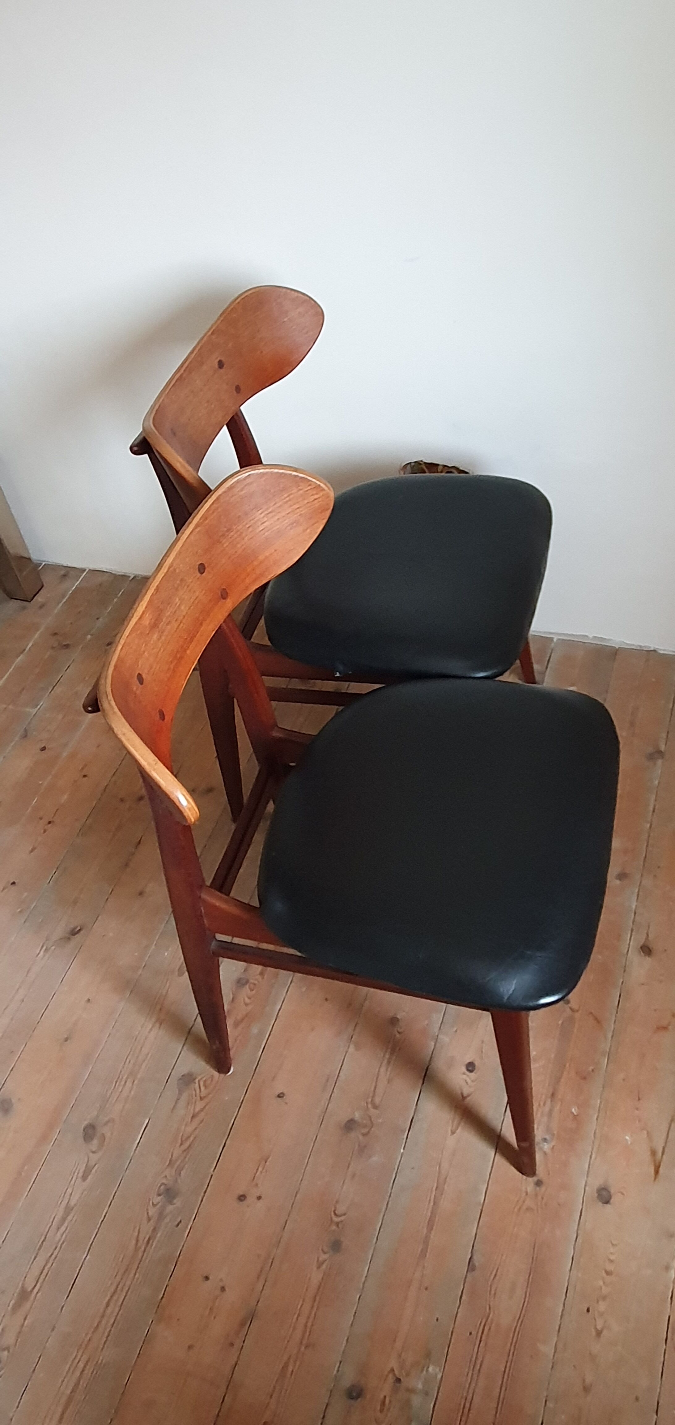 Pair of Louis Van Teeffelen chairs