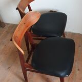 Paire de chaises Louis Van Teeffelen