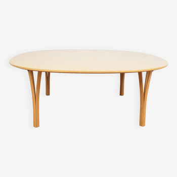 Table vintage de Bruno Mathsson pour Fritz Hansen, 1980.