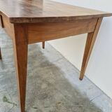 Antique rustic farmhouse table from the 1900s with one drawer - 1m