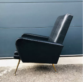 Fauteuil skaï
