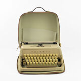 1964 modern suitcase typewriter, Triumph Gabrielle 1, Germany