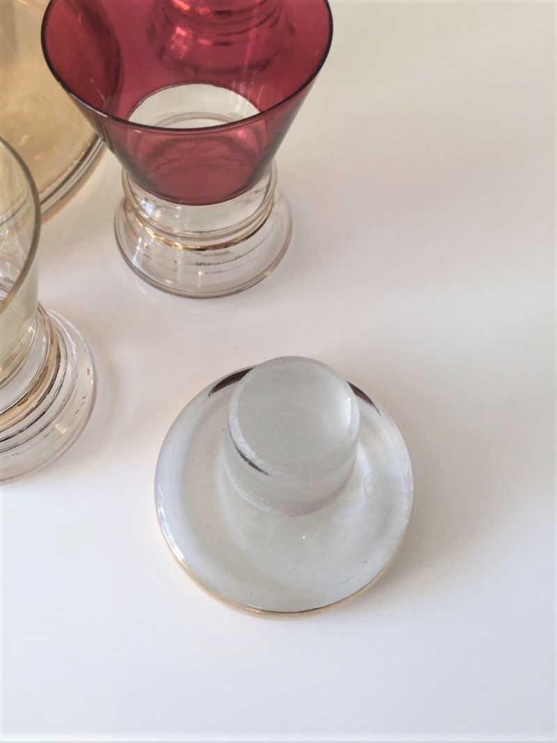 Carafe and 6 glasses 50/60