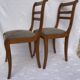 Chaises dossier barrette