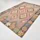 7x10 Geometric Handmade Vintage Rug, 207x311Cm