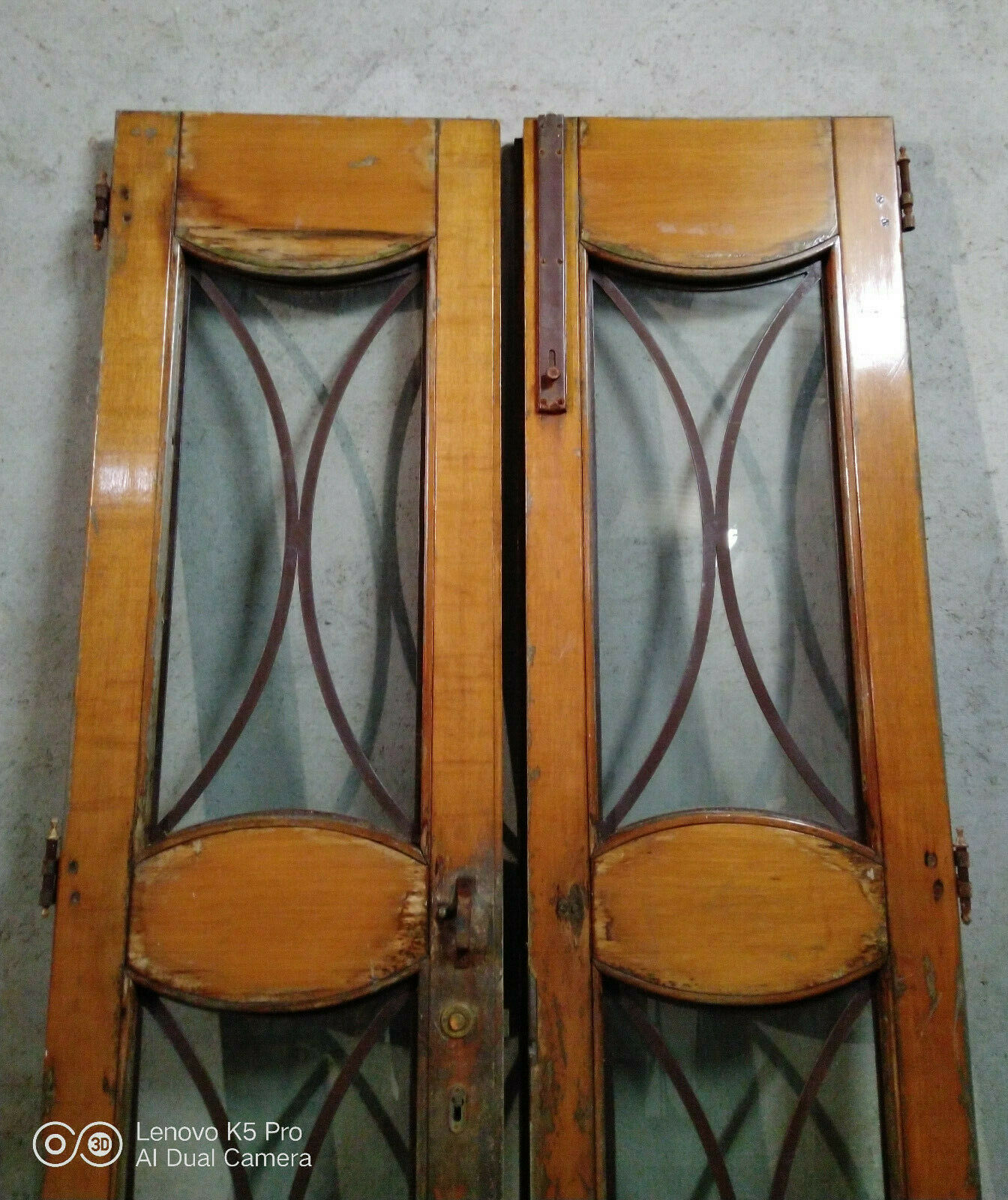 Old glass doors