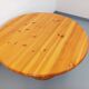 Vintage Scandinavian round dining table Rainer Daumiller in pine.