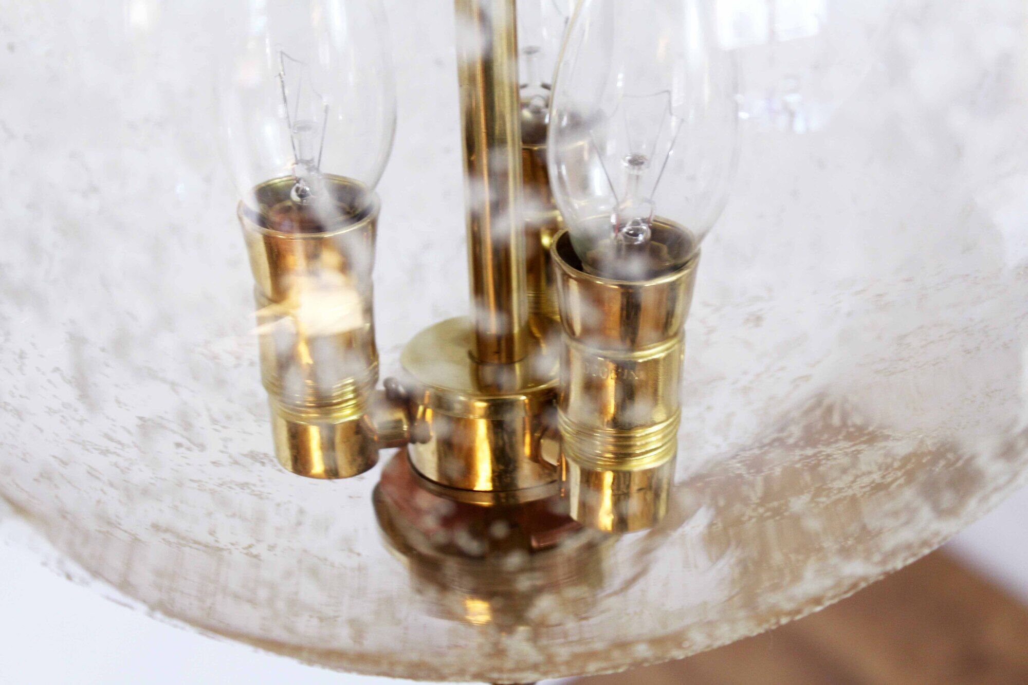 Limburg ball pendant lamp in glass and brass