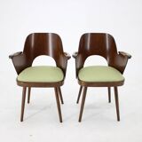 1960s Set of Four Oswald Haerdtl Dining Chairs, Czechoslovakia