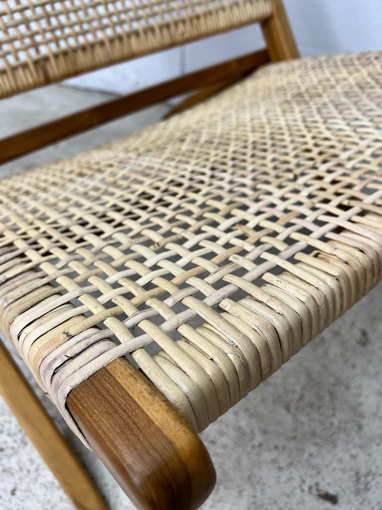Fauteuil en osier