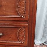 Commode Louis XV en noyer