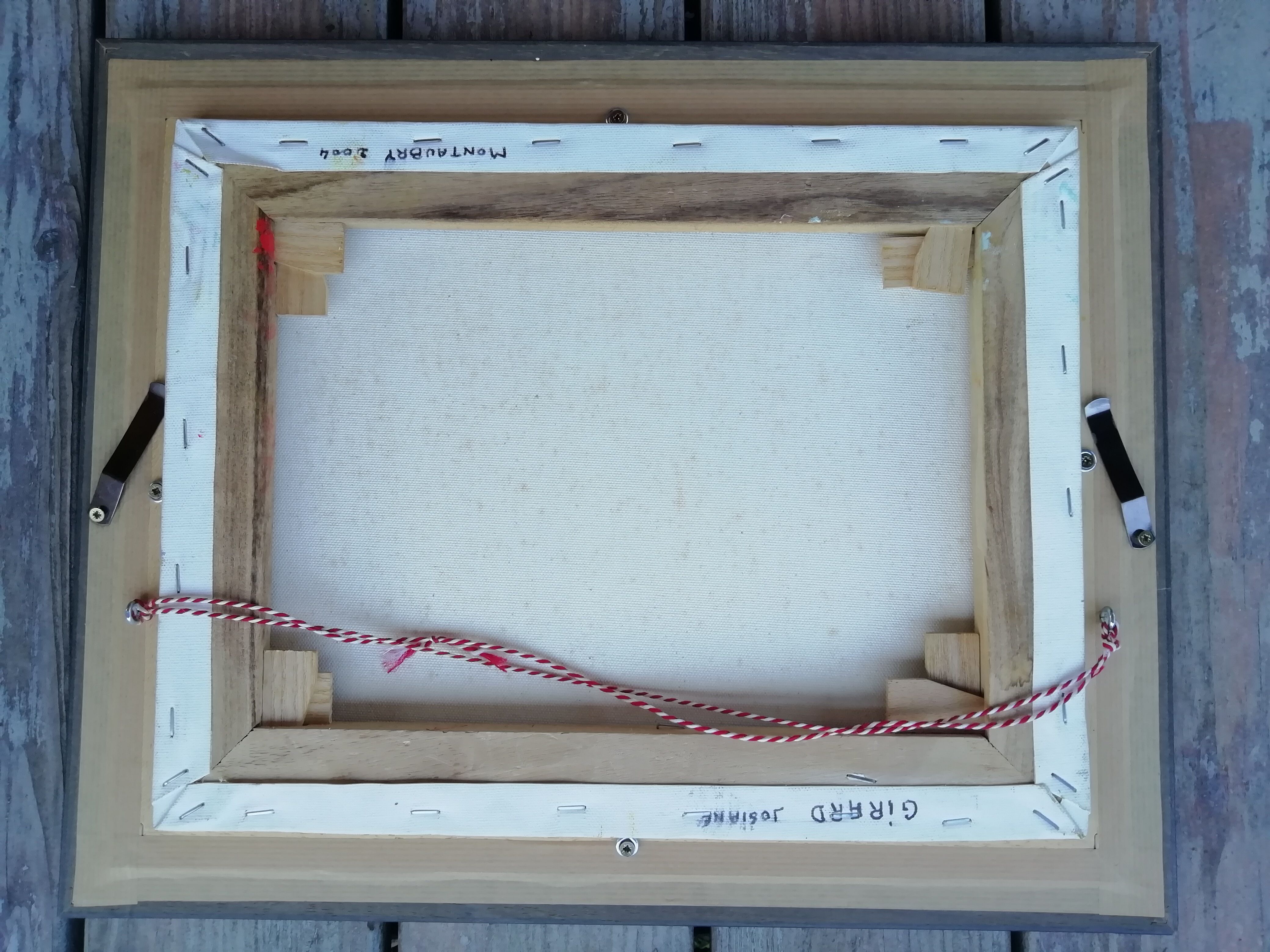 Oil on canvas Montaubry