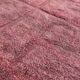 Tapis berbère rose à carreaux sur mesure