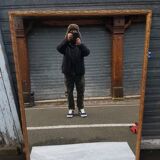 Golden mirror in louis xv style