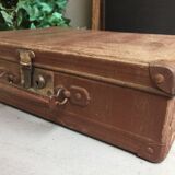 Brown suitcase