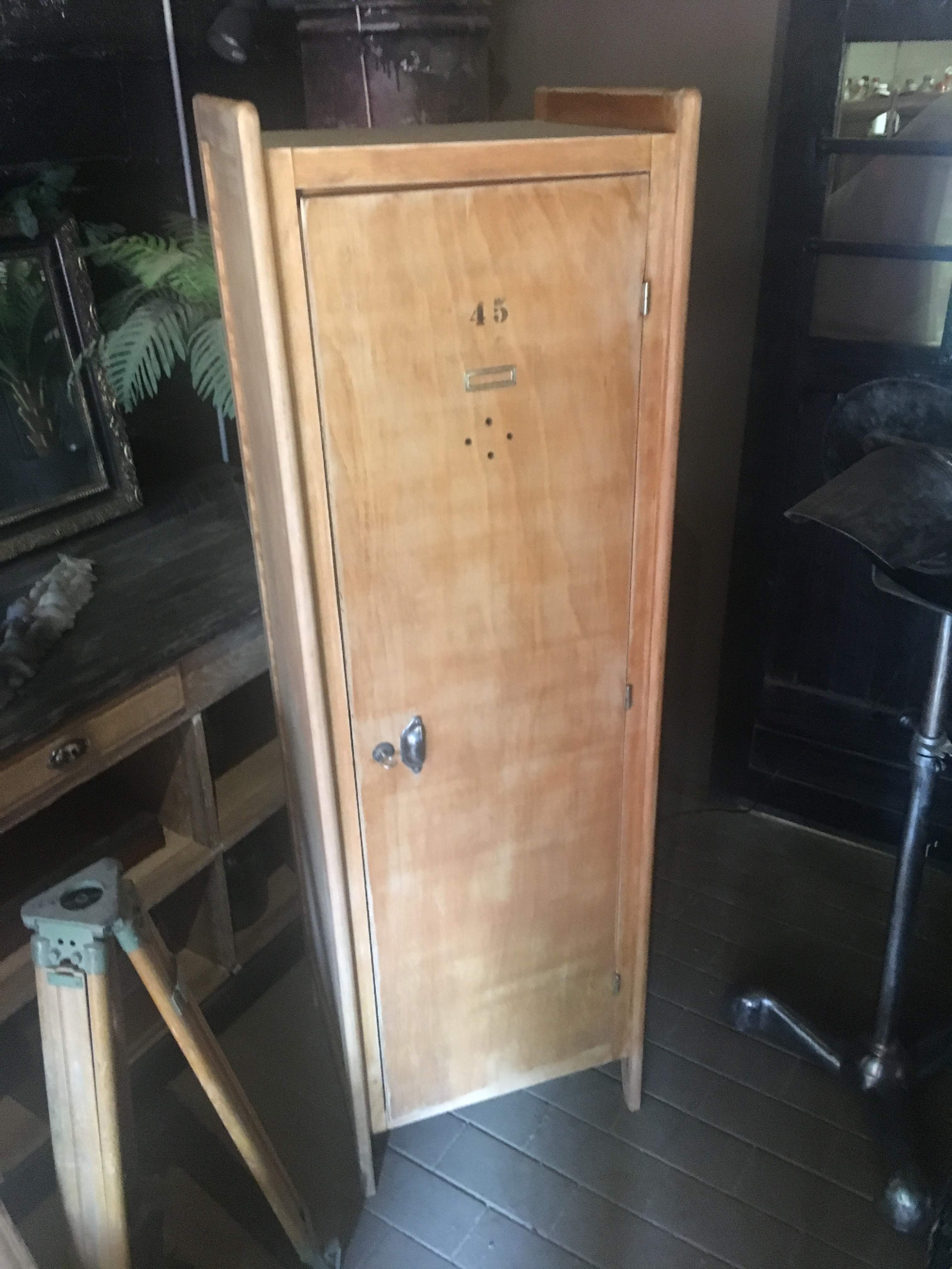 Wooden boarding school cloak 1960