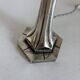 Art Deco table lamp from the 1920s–1930s — Tree trunk base in nickel metal