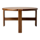 Round teak coffee table - Niels Bach - 1970