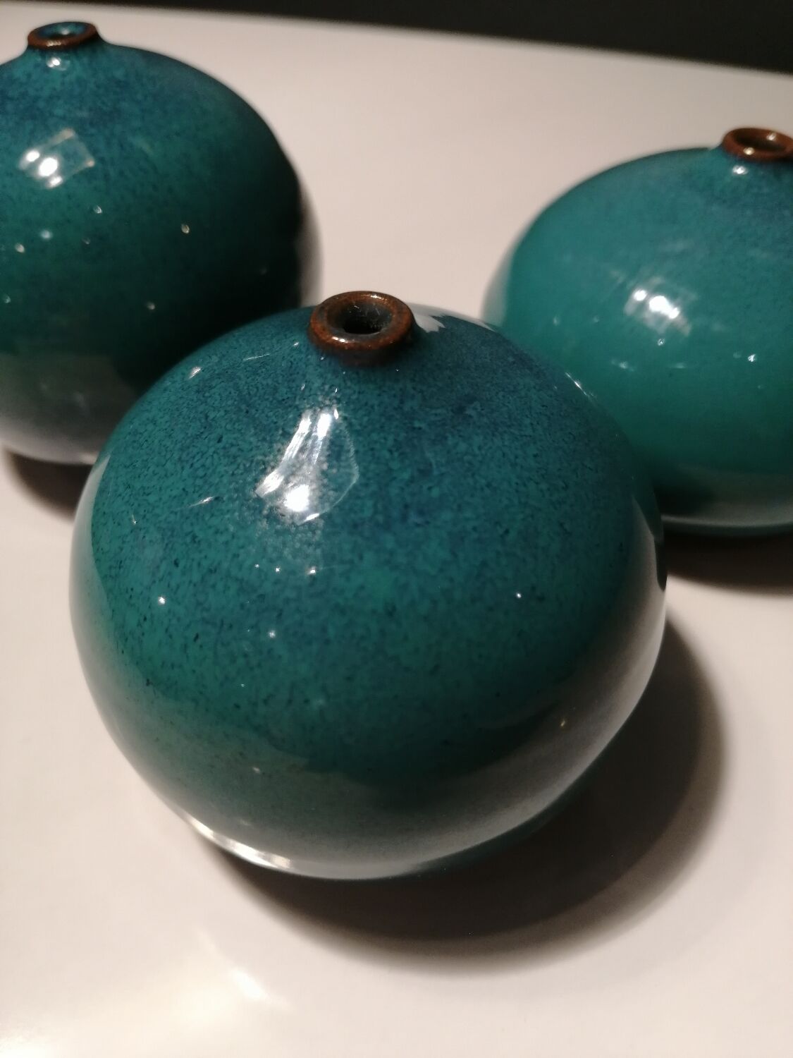 Soliflores vases by ceramist Antonio Lampecco