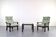 Mid-Century Danish Lounge Chairs and Coffe Table, 1970s.