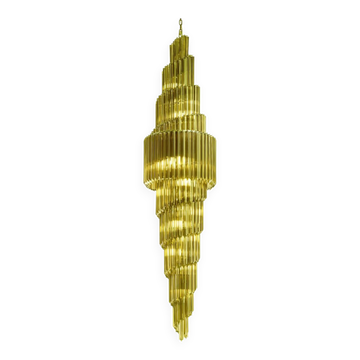 Quadriedro murano glass chandelier