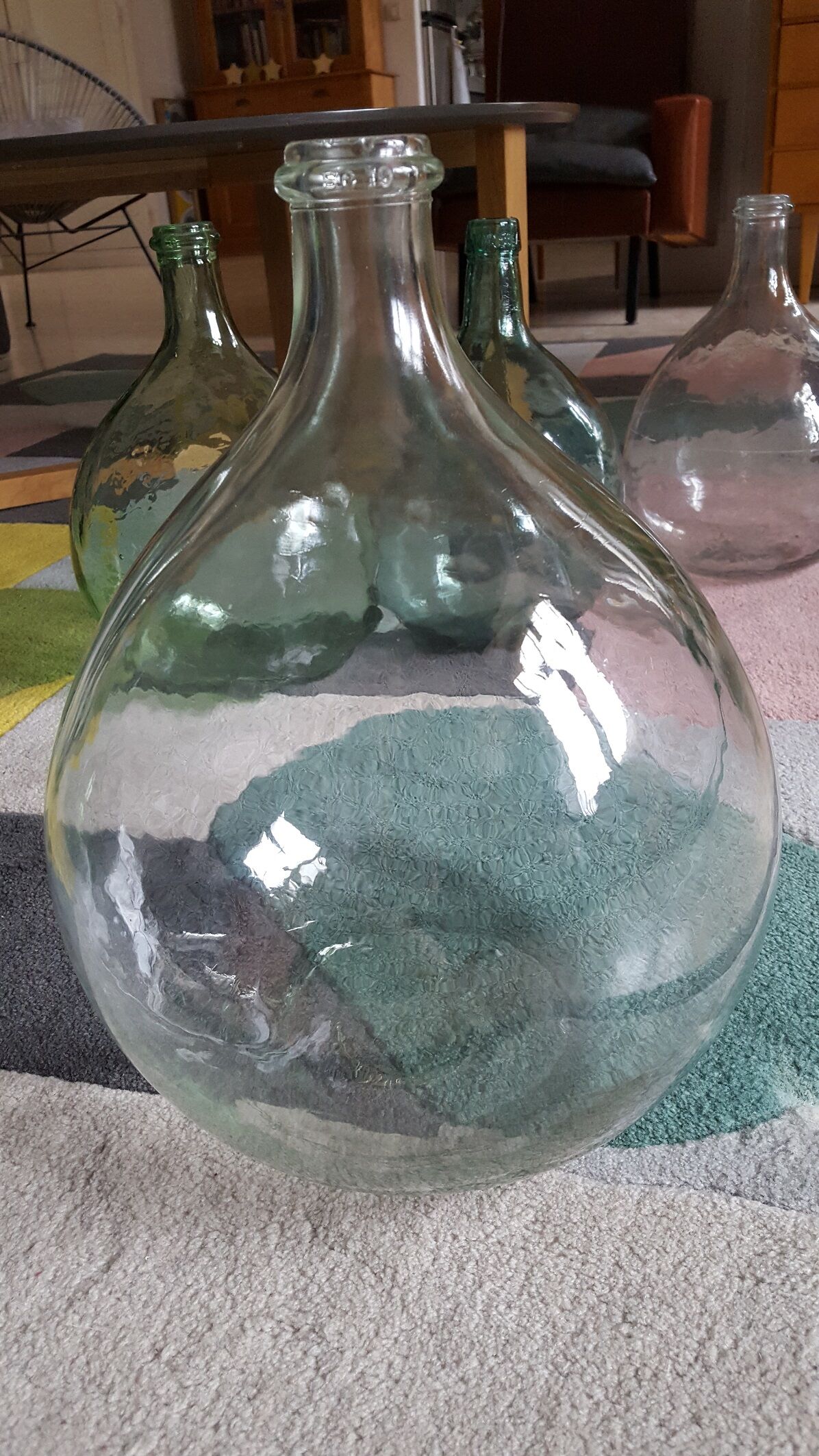 Dame Jeanne 10 litres transparente