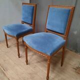 Paire de chaise style louis XVI