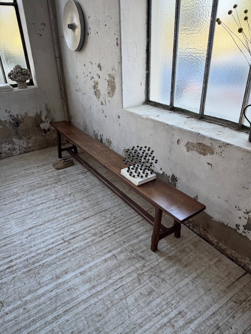 Oak farm bench 250cm