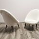 Paire de fauteuils mid-century restaurés