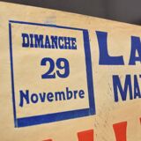 "Rugby Match" poster - City of Langon - 1930s