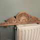 Old solid wood pediment
