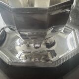 Christofle Silver Plated Sauceboat on Tray, 1930s